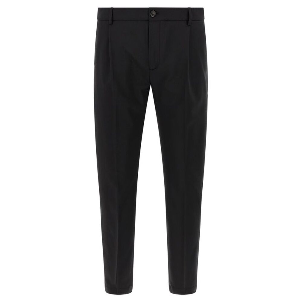 Department 5 Black Virgin Wool Cropped Men's Pants